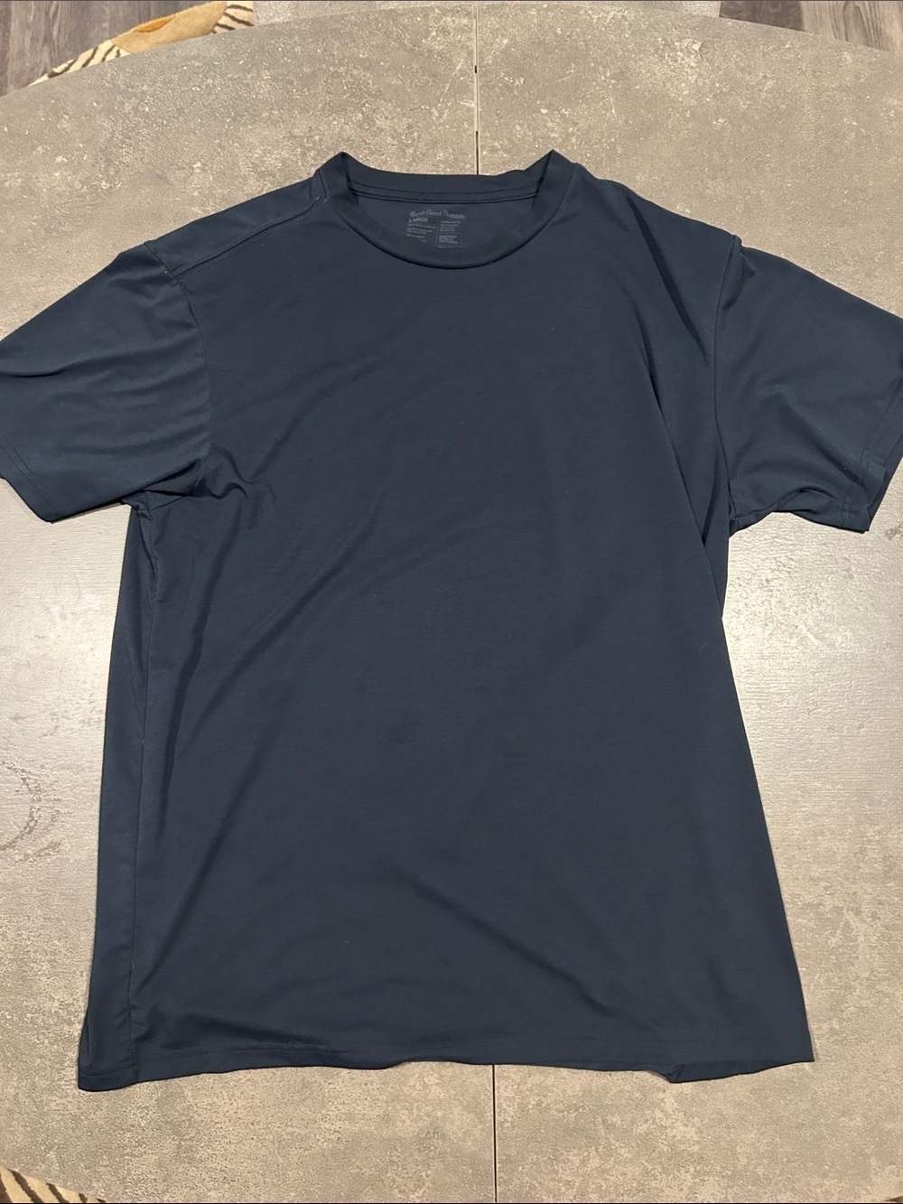 Fresh Clean Threads Navy Performance Tee